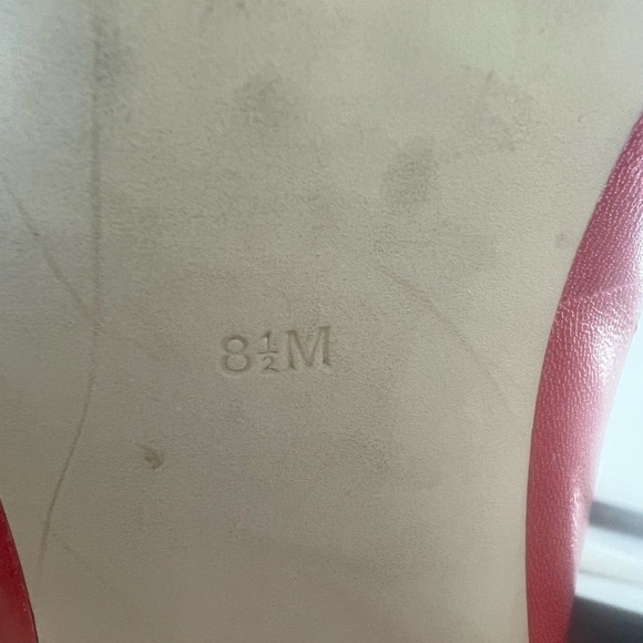 Guess Red Leather Heels - Picture 7 of 7